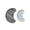 Hello Honey® White & Buff Nestable Marble Kidney Shaped Tray Set